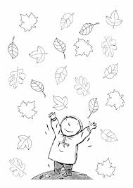 Sonbahar Boyama Sayfasi Fall Crafts For Kids Fall Crafts Colorful Leaves
