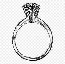 Download Graphic Free Download Drawing Ring Diamond Diamond Ring Vector Png Clipart 199976 Pikpng