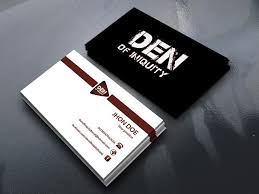 Fast printing and shipping available. Entry 101 By Abirsajjad11 For Design Some Business Cards Rock Band Den Of Iniquity Freelancer