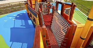 Hms Ontario Shipwreck Play Structure At New York Thruway Rest Stop Play Structure Backyard Play Outdoor Kids