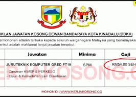 Kota ini juga merupakan pusat pemerintahan untuk pantai barat negeri sabah. Jawatan Kosong Sabah
