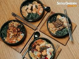 Michelin inspector reviews and insights Salmon Bibimbap And Salmon Salad Now In Seoul Garden Hotpot Miri Miri City Sharing