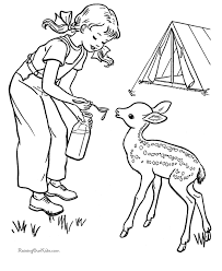 Print out these free coloring pages to entertain your kids. Camping Sheet To Color For Kids 005