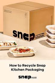 How To Recycle Snap Kitchen Packaging Snap Kitchen Foods Delivered Meals For The Week Portion Control Meals