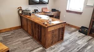 December 16, 2015 at 11:15 am. Barnwood L Shaped Desk Ez Mountain Rustic Furniture