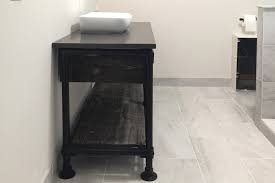 Buy products such as design element marian 24 inch single sink bathroom vanity with top at walmart and save. Diy Rustic Bathroom Vanity Built With Pipe Kee Klamp Projects Simplified Building