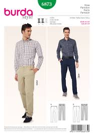 Burda 6873 Men S Pants Men Pants Pattern Mens Sewing Patterns Trousers Pattern