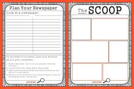 Free Newspaper Template For Kids Printable Student Newspaper Homeschool Writing Newspaper Template