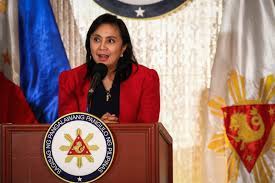 Robredo had vowed to reform the president's deadly narcotics war amid allegations that police are committing crimes against humanity. Duterte Names Robredo Co Chair Of Inter Agency Anti Drugs Body