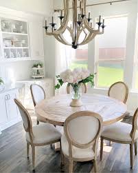 Yet Do You Recognize That Farmhouse Style Is Able To Make Any Kind Of Look Not Only Typical And Round Dining Room Farmhouse Dining Table Farmhouse Dining
