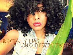 Mwanini's moisturized curls look great cut into a classic pixie, with only a bit of extra length at the crown. Totally Twisted To Big Curly Fro Youtube