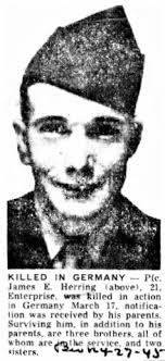 PFC James Edward Herring (1924-1945)