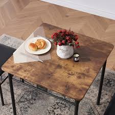 This is kind of off topic but i need some advice from an established blog. Buy Vecelo 3 Piece Dining Room Wooden Kitchen Table And Pu Cushion Chair Sets For Small Space Retro Brown Online In Indonesia B08hgsbjdp