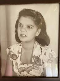 My lovely Grandmother, Claribel Jeanne Frank estimated to be aged 18 years  in 1952.