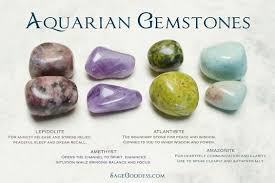 The Right Birthstone Aquarius Stones And Crystals Aquarian
