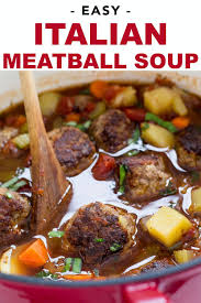 Italian Meatball Soup Recipe One Pot Meal Chef Savvy Recipe Italian Meatball Soup Beef Stew Recipe Meatball Soup Recipes