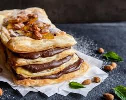 Mille Feuilles Au Chocolat Et Aux Amandes Http Www Fourchette Et Bikini Fr Recettes Recettes Minceur Mille Feuilles Recette Nutella Pate Feuilletee Recette