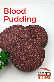 It is made from pork or beef blood, with pork fat or beef suet, and a cereal, usually oatmeal, oat groats or barley groats. Blood Aka Black Pudding Sausage Cooksinfo