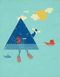 Bermuda Triangle Art Print By Jay Fleck Society6 Triangle Art Bermuda Triangle Creative Illustration