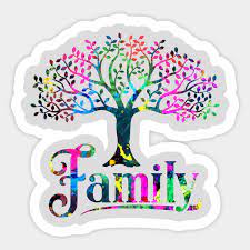 Making a family tree has never been so easy. Colorful Family Tree Tree Aufkleber Teepublic De