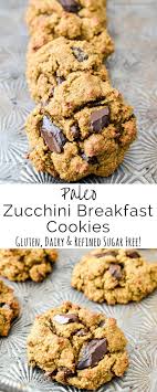 Paleo Zucchini Breakfast Cookies A Healthy And Nutritious Breakfast Recipe Loaded Wi Paleo Recipes Breakfast Nutritious Breakfast Recipes Nutritious Breakfast