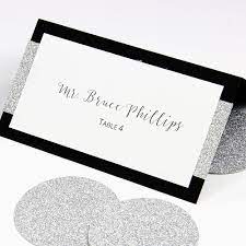 Full color cmyk print process. Make Your Own Layered Wedding Place Cards With Glitter Paper