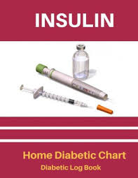 Insulin Home Diabetic Chart Diabetic Log Book 90 Pages 8 5x11 Inch Paperback