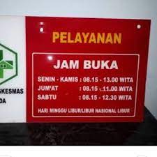 Indomaret buka dan tutup jam berapa? Jual Sign Tanda Tulisan Jam Buka Operasional Hour Kunjungan Tempel Kota Surabaya Piramida Advertising Tokopedia