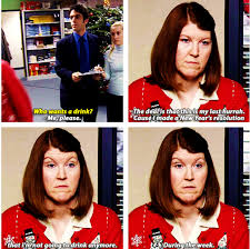 When Meredith Shared This Inspiring New Year S Resolution With Us Meredith The Office The Office Nbc Talking Heads