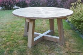 We may earn commission on some of the items you choose to buy. Salvaged Wood Beam Round Dining Table The Created Home
