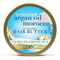 Ogx Hydrate Repair Argan Oil Of Morocco Creamy Hair Butter Leave In Or Rinse Out In Ultabeauty Hair Butters Argan Oil Ogx