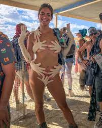 Nude burning man 2022