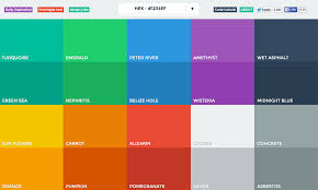 Colors Page Html Color Codes Great Website Color Palettes