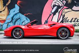 Most rented ferrari in orlando ferrari 488 spider. Ferrari 488 Gtb Spider Rental In Orlando American Luxury Orlando