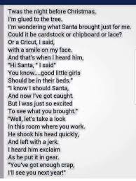 A Crafter S Christmas Poem Twas The Night Before Christmas Christmas Poems The Night Before Christmas Twas The Night