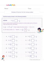 multiplying fractions worksheets with answers for 5th grade pdf multiplying mixed numbers worksheets