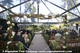 This Clear Tent Is Perfect For Giving Nature A Starring Role In The Wedding Ceremony Simple Is Better As The Focus Sho Clear Tent Tent Wedding Pretty Wedding