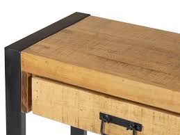 Du entscheidest dich für eine kompakte wandkonsole mit schublade. Wandkonsole Mangoholz Metall Harlem 2 Schubladen