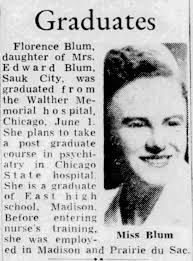 Florence E Blum Harper (1920-2018)