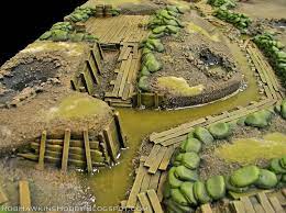 no man s land wargaming terrain warhammer terrain foam carving
