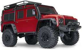 I want to build a scale truck that i can beat on. Amazon Com Traxxas 1 10 Scale Trx 4 Scale And Trail Crawler With 2 4ghz Tqi Radio Red Toys Games