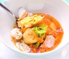 Rezept Fischsuppe Von Meeresfischen Mit Rouille Fischsuppe Meeresfruchte Kochen Rezepte