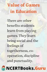 Sports clubs and teams contain people from different backgrounds, professions, and ages, but everyone is united by their enthusiasm for the game. Essay On Importance Of Sports And Games In Education For Students