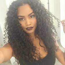 Long weave hairstyles are easy to style because there is more to work with. Super Curly Weaves Hairstyle Weavehairstylesbraids Weave Hairstyles Curly Weave Hairstyles Human Hair Lace Wigs