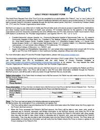 Fillable Online Child Under 12 Proxy Request Form