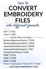 Is There A Free Embroidery File Format Converter Machine Embroidery Geek In 2020 Machine Embroidery Tutorials Machine Embroidery Basics Ith Machine Embroidery
