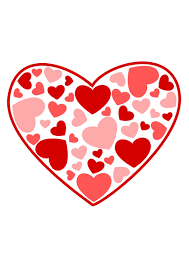 Papiervorlage 2 herzen s w. Bild Herzen Kostenlose Bilder Zum Ausdrucken Bild 24637