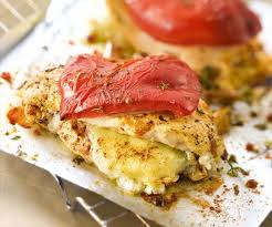 Recette Italienne Saltimbocca De Poulet Au Fromage De Chevre Et Poivrons Rouges Recipe Food Cooking Recipes