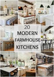 Modern Farmhouse Kitchens For Gorgeous Fixer Upper Style Modern Farmhouse Kitchens Farmhouse Kitchen Design Modern Farmhouse Decor Kitchen