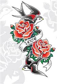 Bird And Rose Tattoo Designs Lovebirds Royalty Free Stock Vector Art Illustration Rose Tattoo Design Rose Tattoos For Men Rose Tattoos